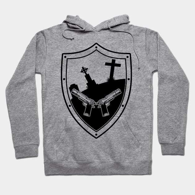 HoodForged Company Crest Hoodie by hoodforged